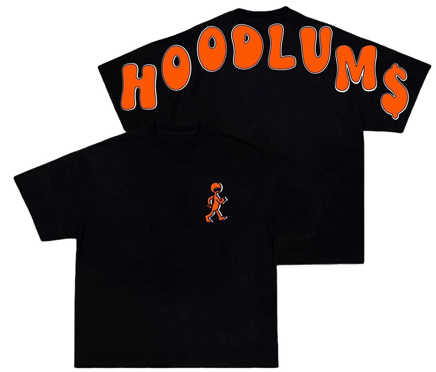 HOODLUM$ back logo