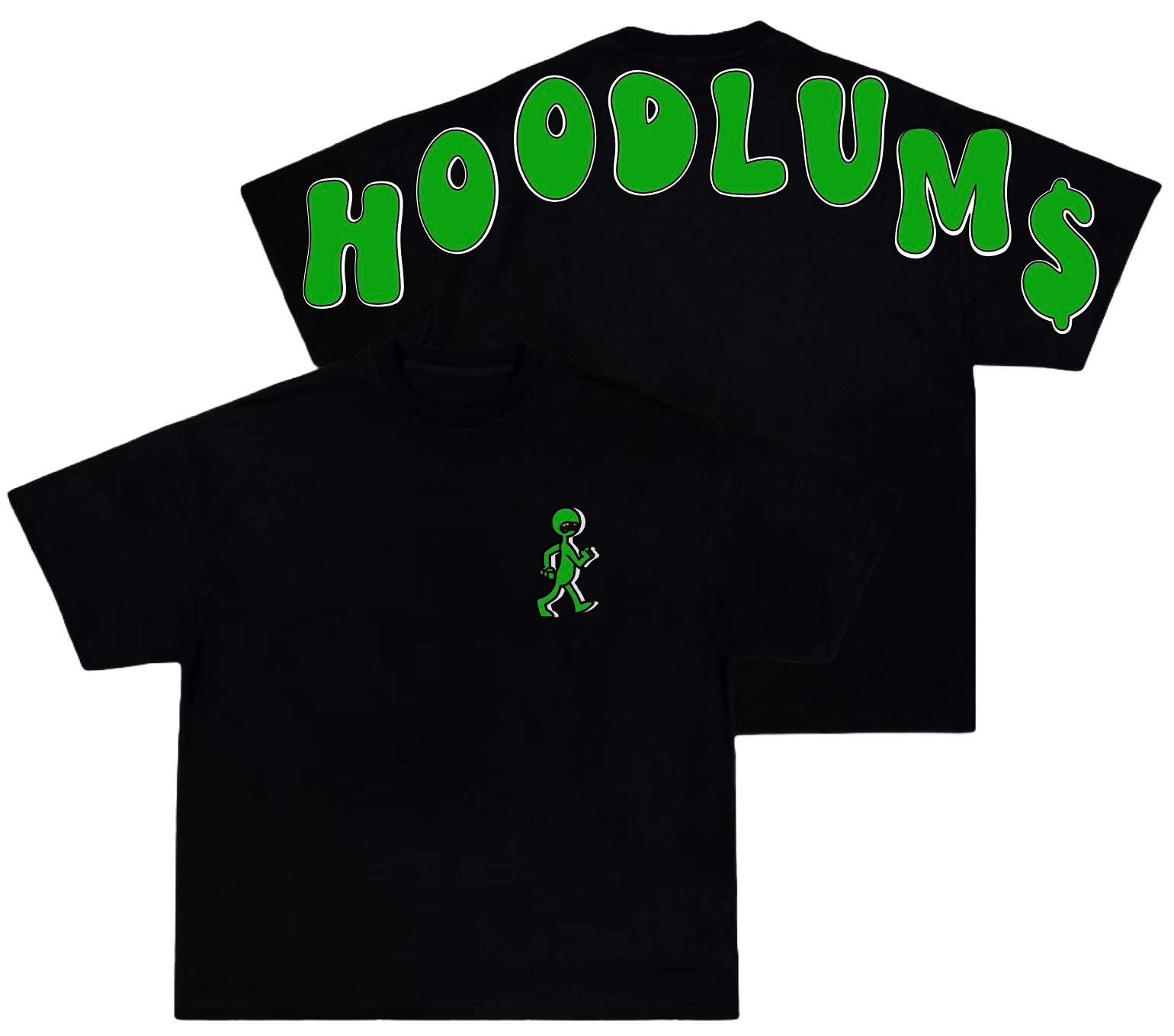 HOODLUM$ back logo