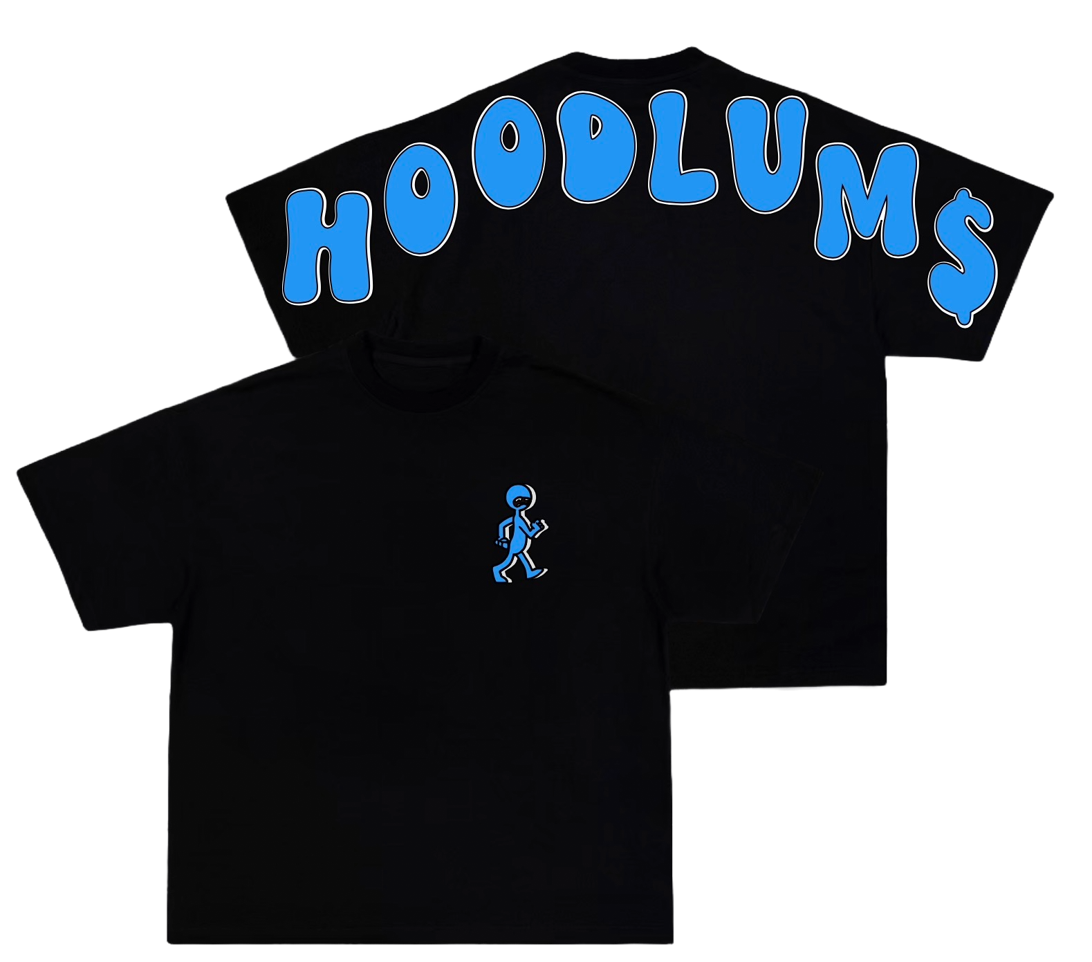 HOODLUM$ back logo